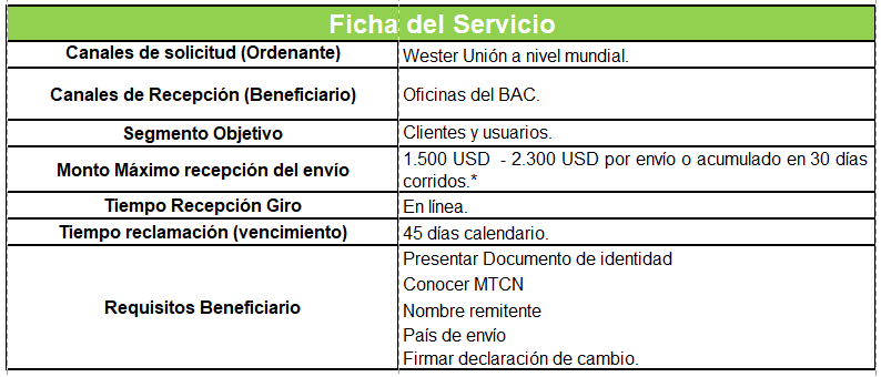 Ficha de Servicio